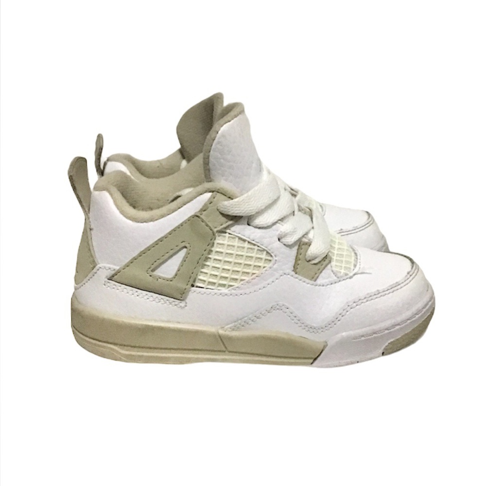 Jordan 4 Retro GT Toddler Shoes White/Light Sand